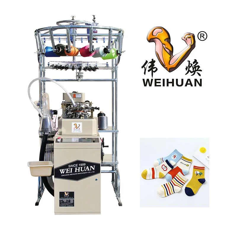 3.75 Inch Computerized Single Cylinder Terry Sock Knitting Machine
