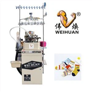 Fully Electronic 6F Socks Knitting Machine 