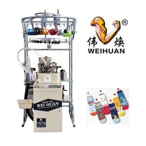 3-3/4'' 6f Computerized Plain Sock Knitting Machine